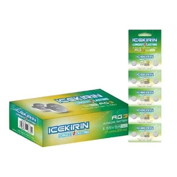 ถ่านอัคคาไลน์ AG3 (กล่องเขียว A031)