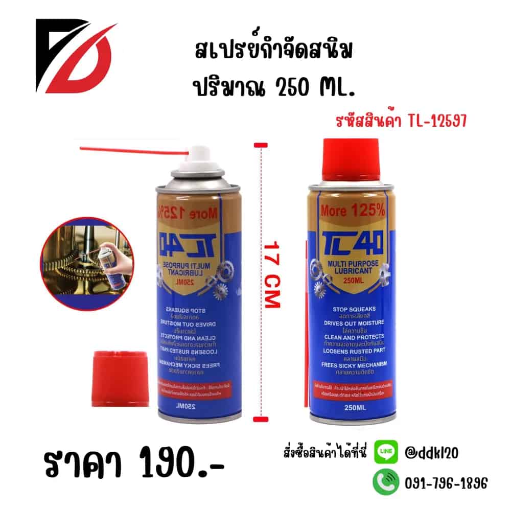 สเปรย์กำจัดสนิม 250ml.