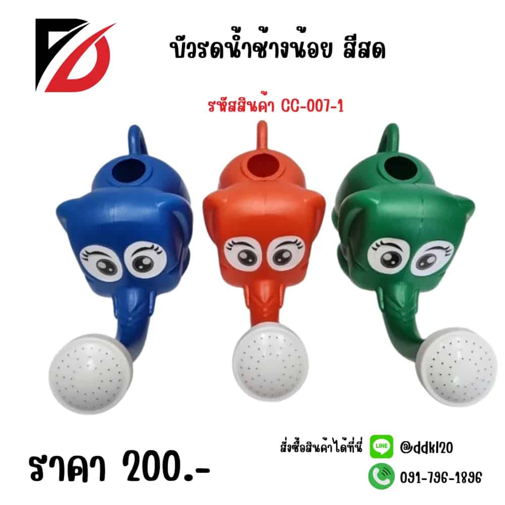 บัวรดน้ำ (ช้างน้อย) สีสด