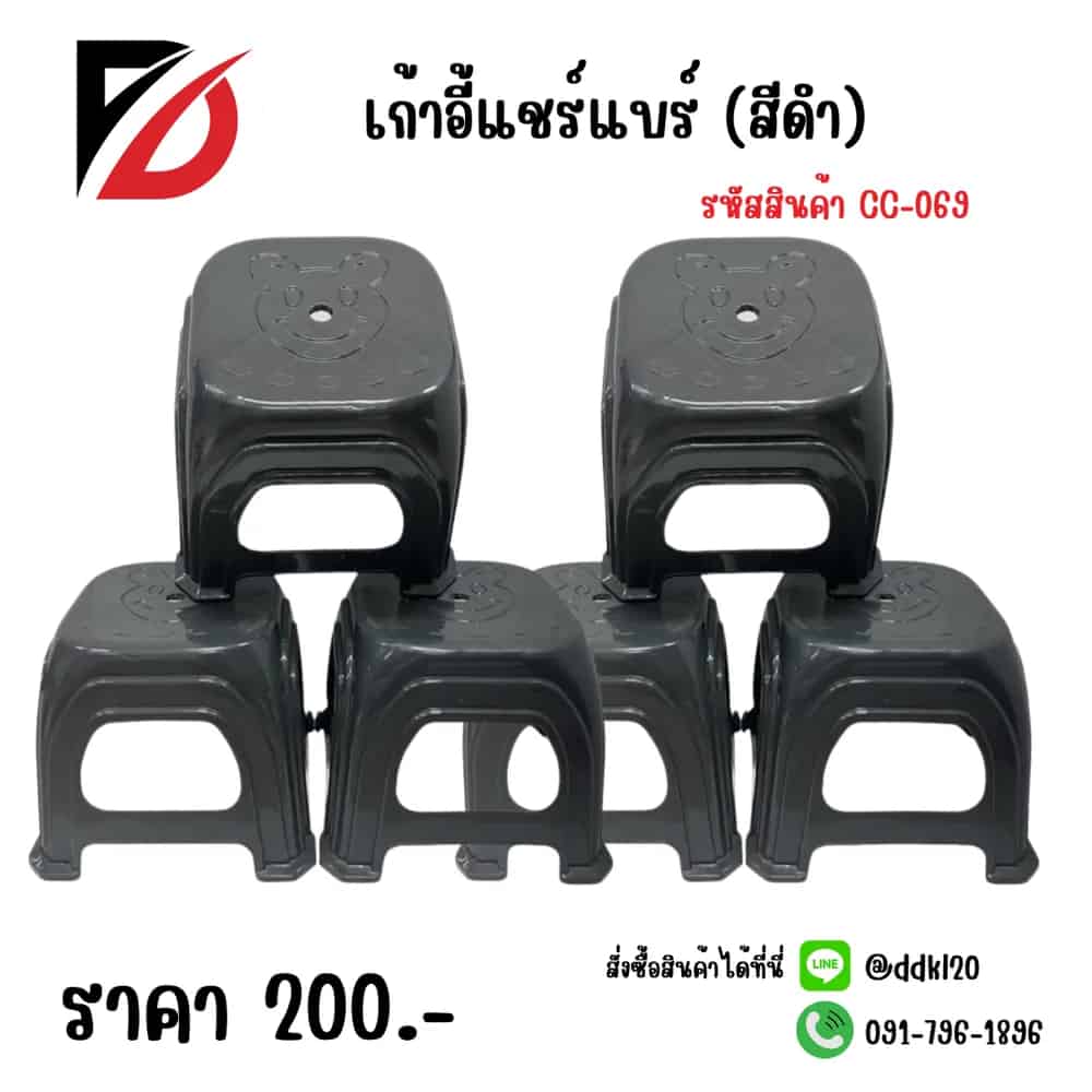 เก้าอี้แชร์แบร์ (สีดำ)