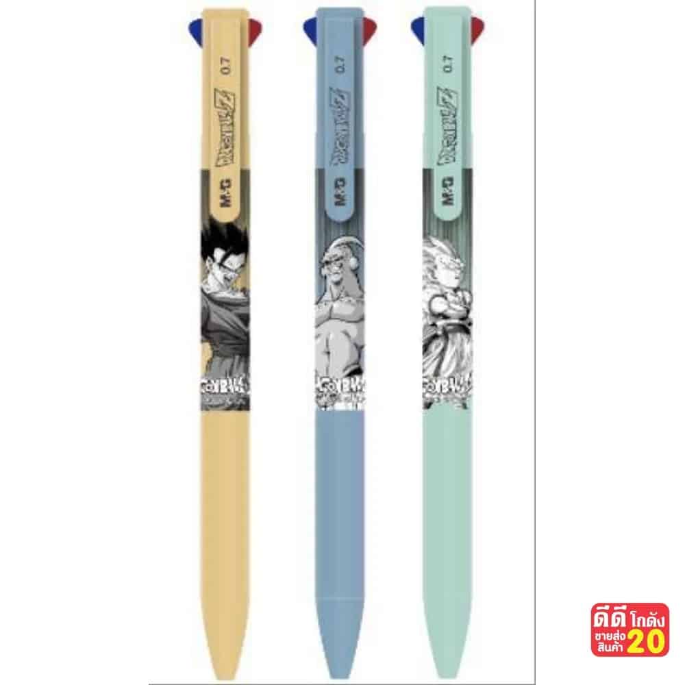 ปากกาลูกลื่นกด 2 สี Dragon Ball Z  (สีน้ำเงิน+แดง)