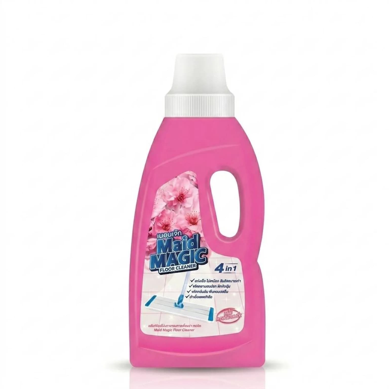 น้ำยาถูพื้นเมดเมจิก สีชมพู (กลิ่นเชอร์รี่ บลอสซั่ม) ขวด 450ml. 1