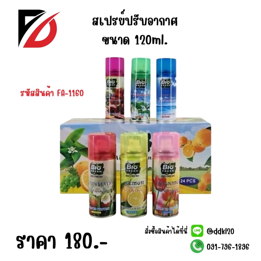 สเปรย์ปรับอากาศ (ขวด) ขนาด 125ml. 1