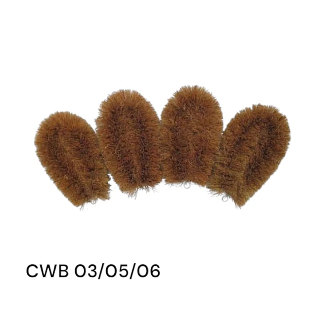 แปรงล้างล้อขนมะพร้าว (สีแดง) CWB03 1